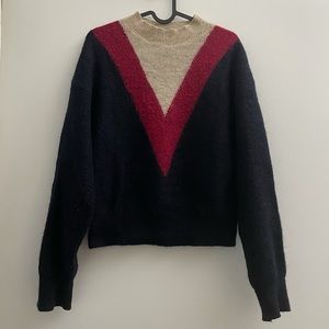 🌟SOLD ON DEPOP🌟& Other Stories mock neck sweater navy